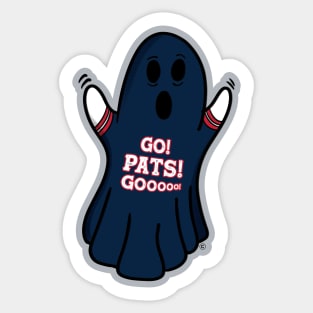 Ghost New England Patriots Sticker